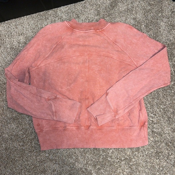 Lululemon Ready to Roll Crew *Dye Acid Rubber Dye Rustic Coral size 10-12? - Picture 6 of 9